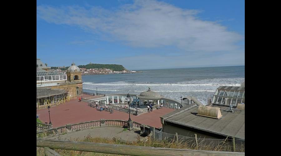 Spa complex and suncourt terrace - a few minutes walk from Kings House