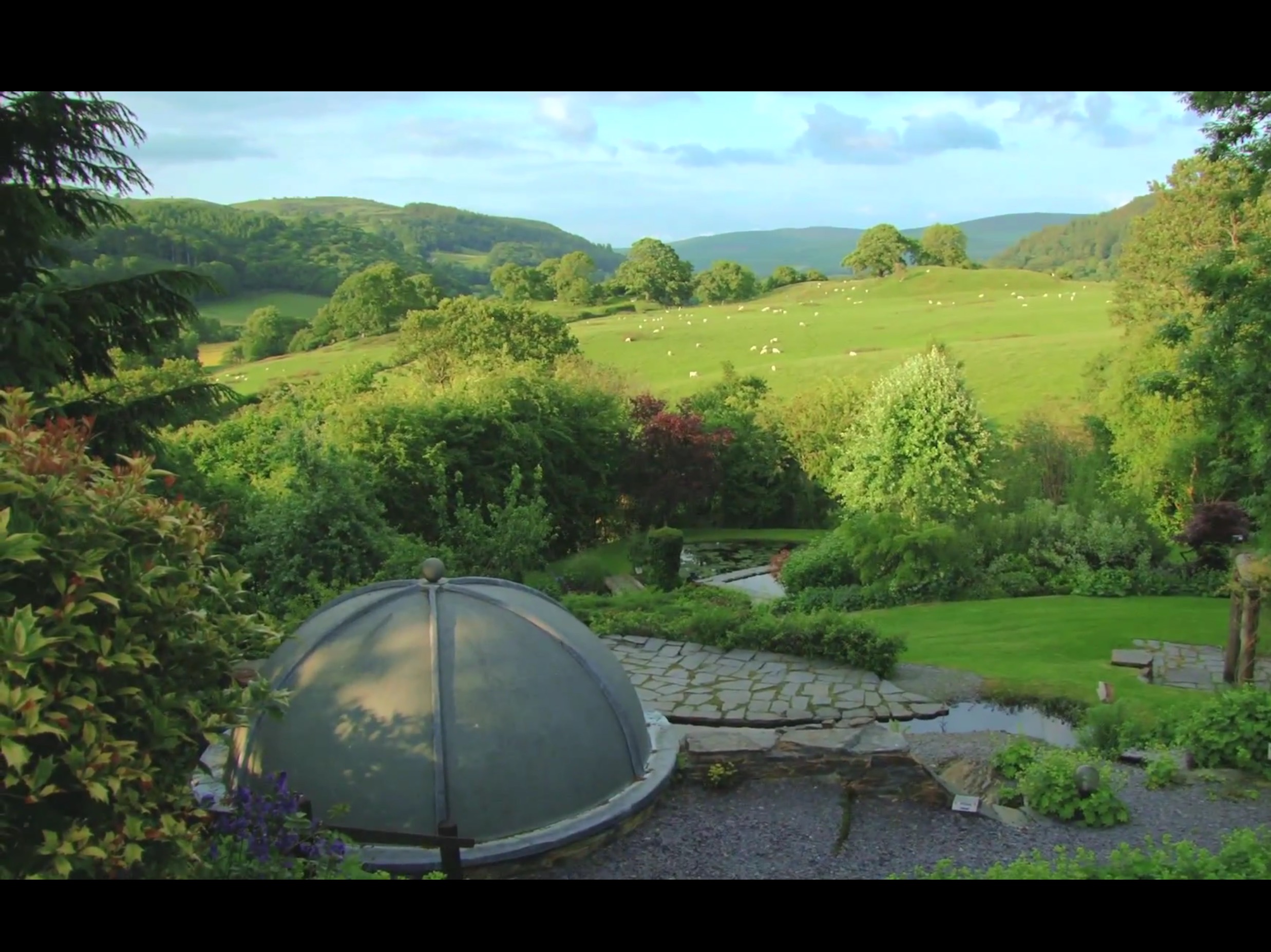 view from above the folly