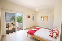 Coralli Spa -  3 Bed Villa Room - Master Bedroom & Balcony 