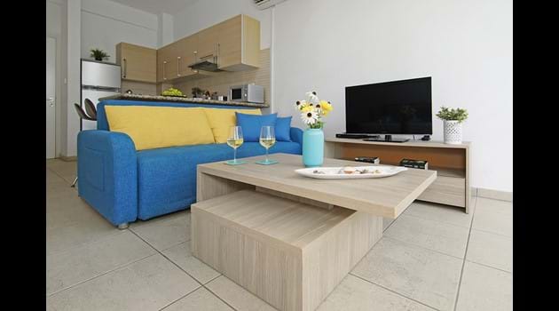 Coralli Spa - Apartment Merry - Living Area
