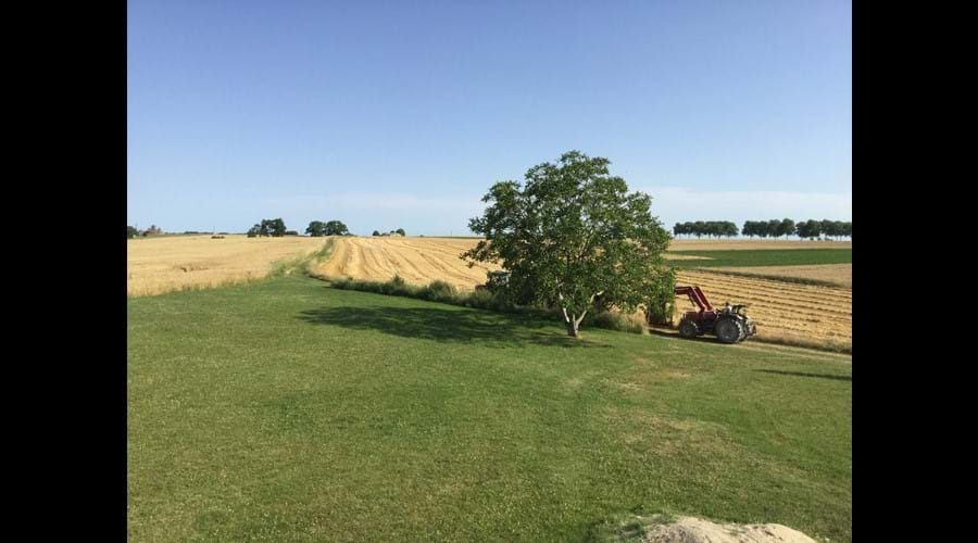 View across the fields