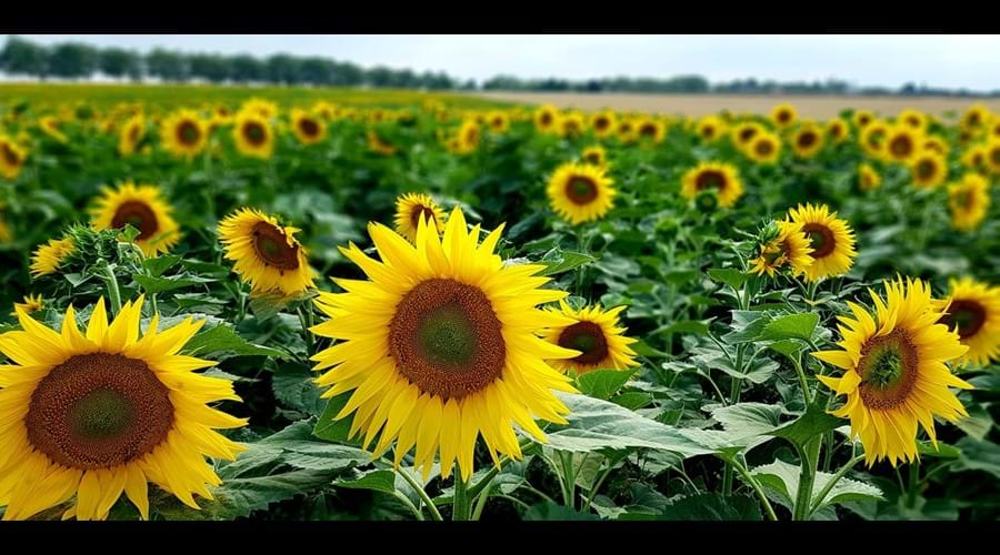 What fabulous sunflowers!