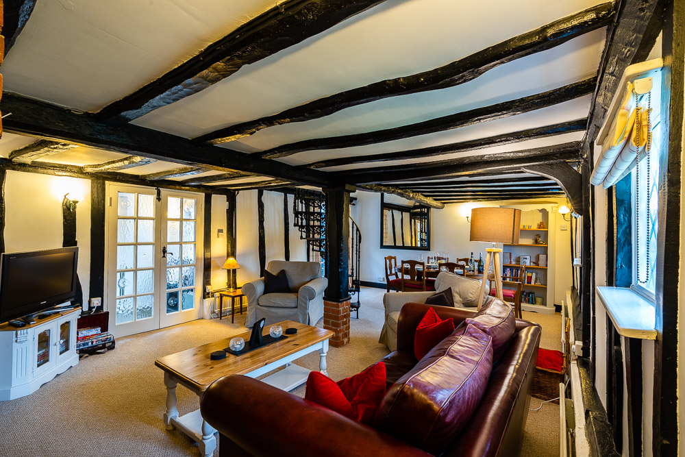 Plenty of space in our living/dining room