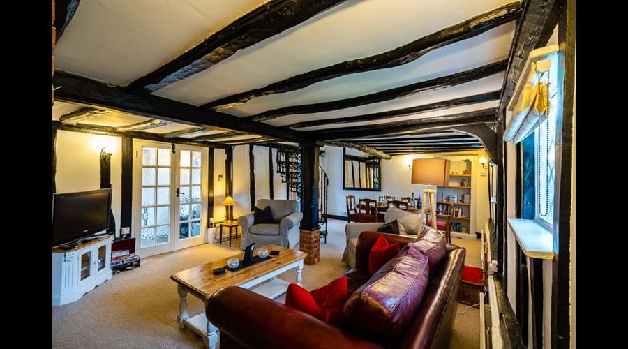 Plenty of space in our living/dining room