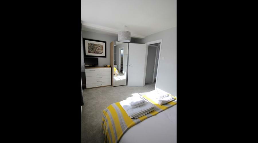 Double bedroom with ensuite shower room. Freeview TV.