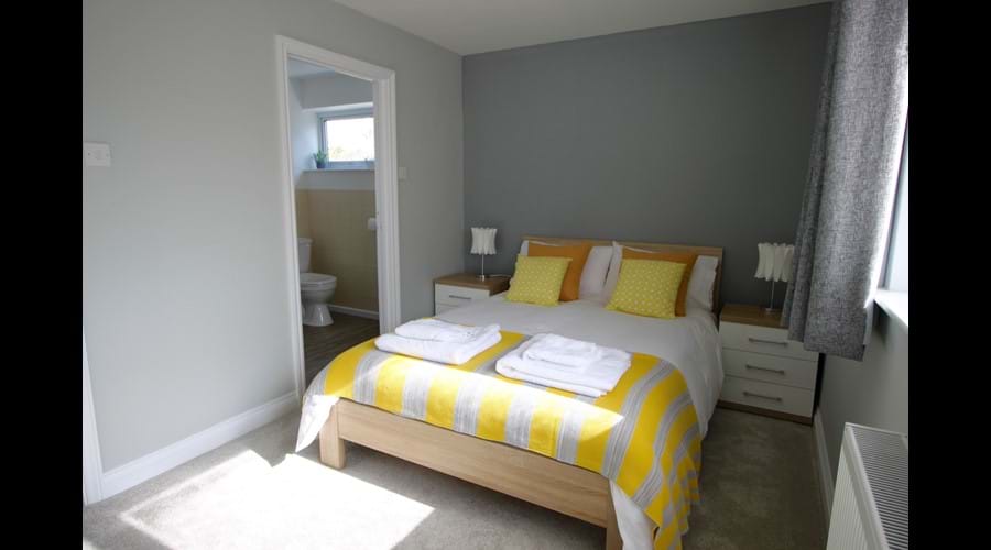 Double Bedroom with ensuite shower room. Freeview TV.