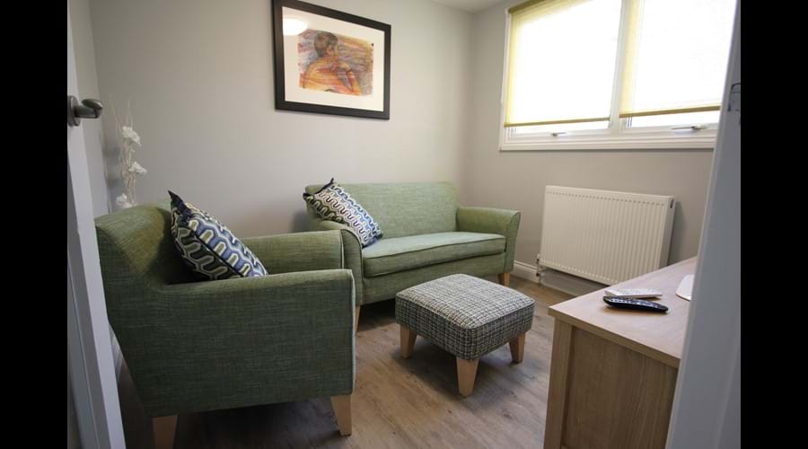 Snug TV Room. 32" HD TV with Sky Q box & Playstation 3 with selection of games