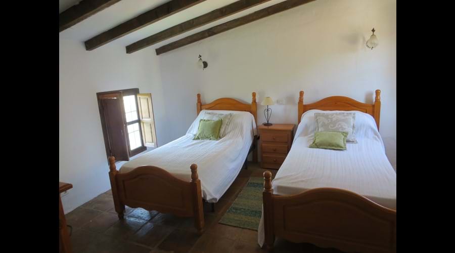 upstairs twin bedroom