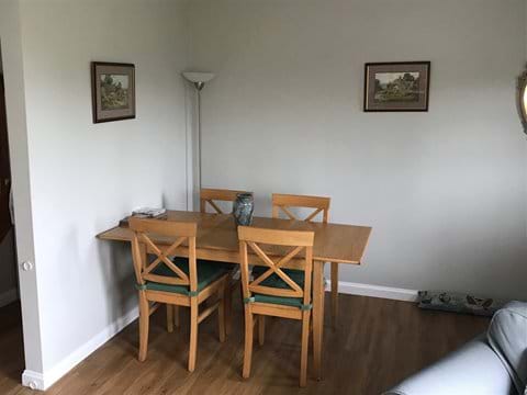 Comfortable Dining for four (table extends)