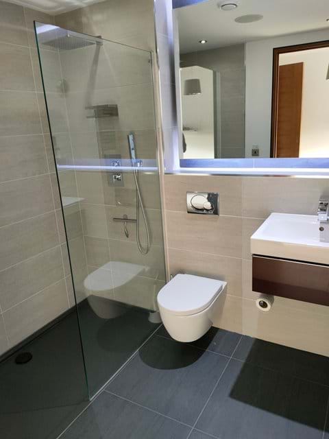 En-suite with large walk-in shower