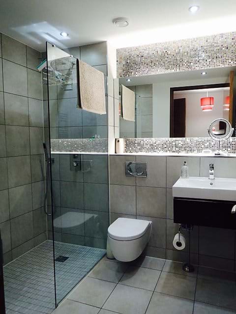 En-suite with walk-in shower