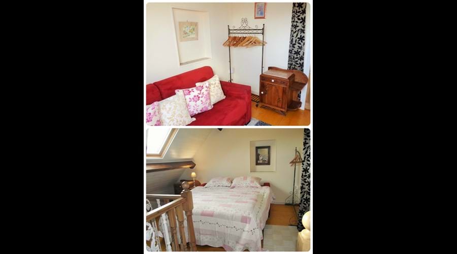 Accommodate up to four making use of sofa bed