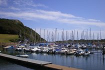 Axmouth harbour and Haven cliff, East Devon