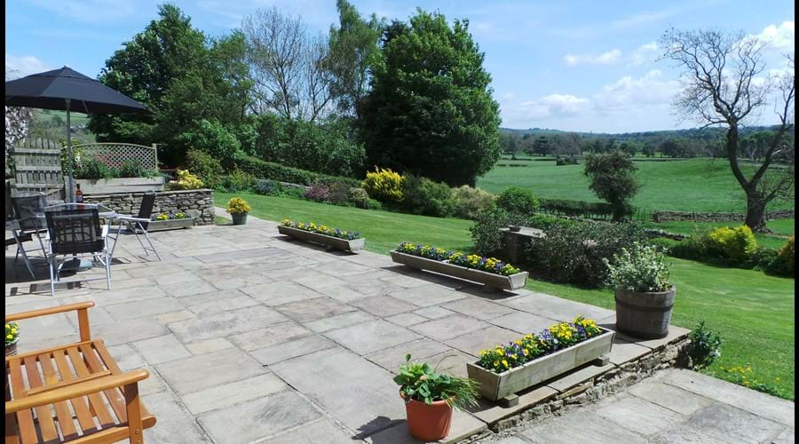 View across the Patio