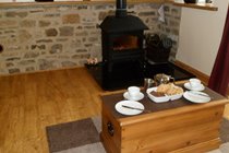 Tea & scones by the stove