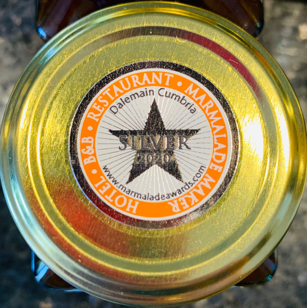Extra bitter Orange marmalade won Silver Award in 2020