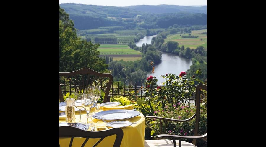A magical view of the Dordogne from Domme