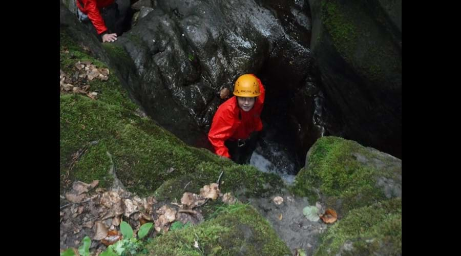 Gorge Scrambling in nearby Clydach Gorge with inspire2adventure