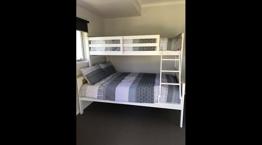 Ground Floor Bedroom 1 - Double bed with Single bunk bed on top