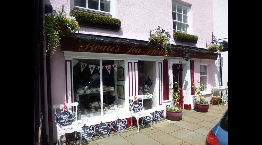 one of the many tea shops in Beaumaris