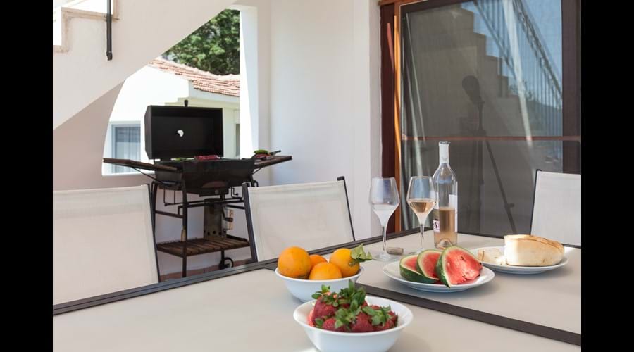 BBQ on the dining terrace