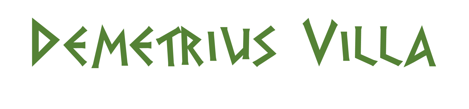 Logo - Demetrius Villa