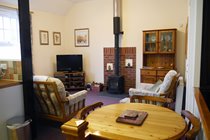 Lounge, viewed from top of stairs