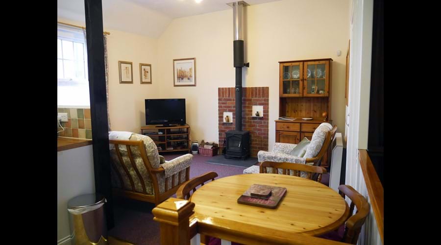 Lounge, viewed from top of stairs