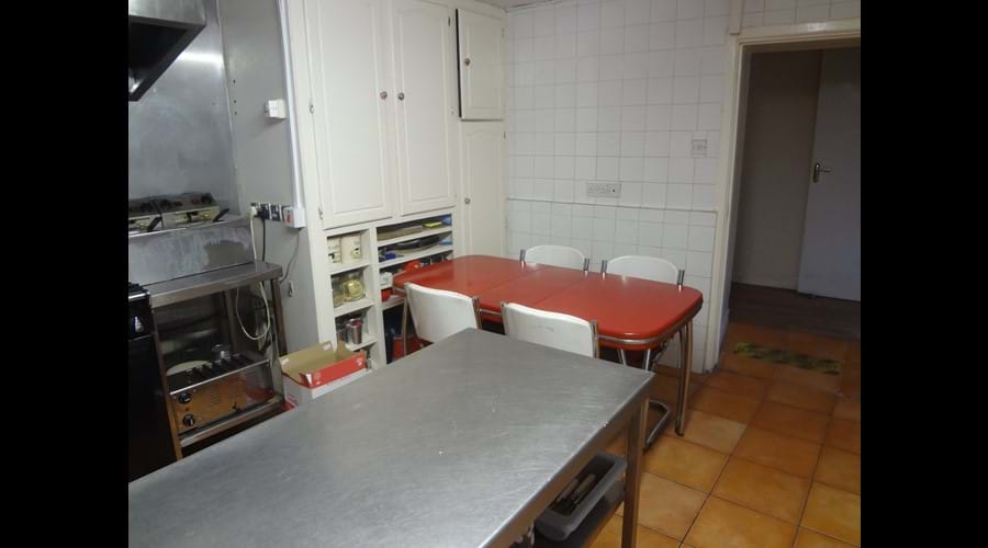 Breakfast nook in the kitchen