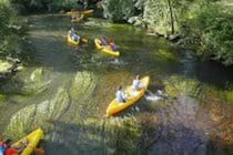 Kayak on the river Dronne or Tardoir