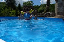 Plenty of room in the pools