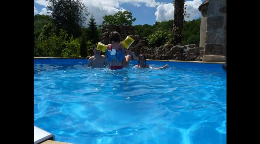 Plenty of room in the pools