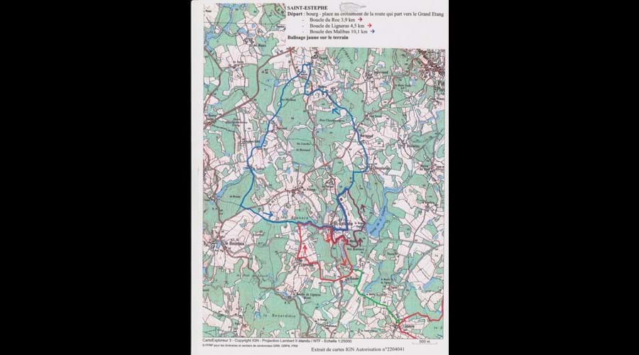 Lots of walking routes to work off lunch