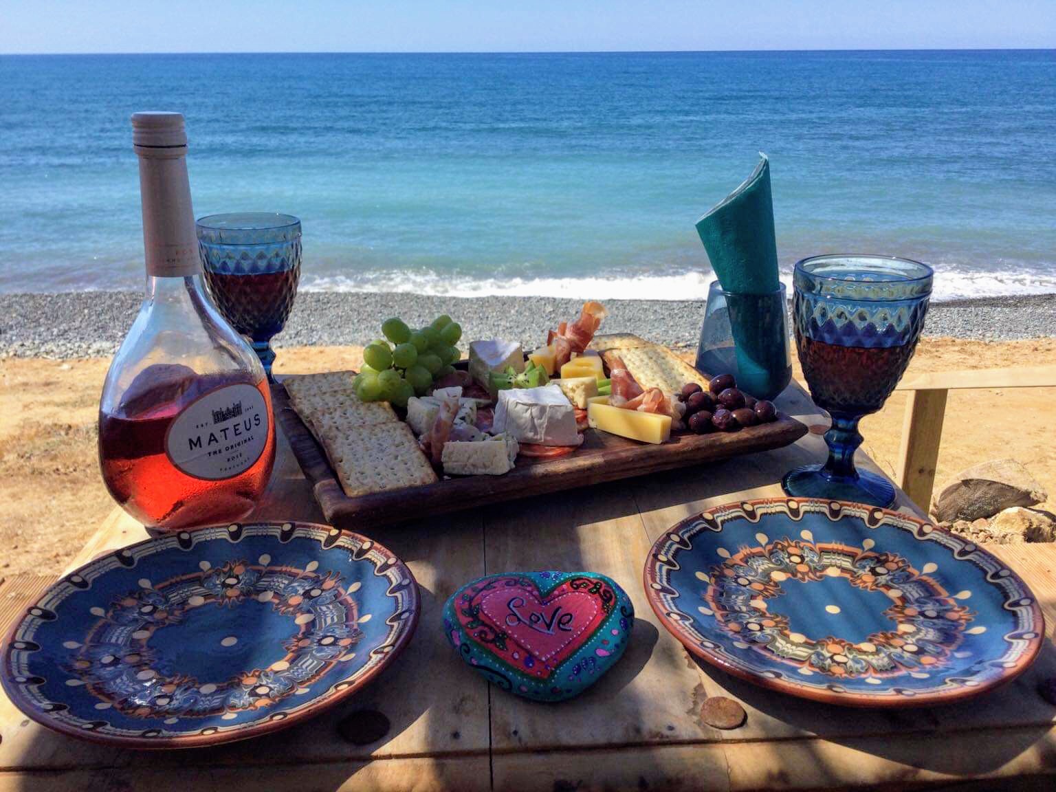 On the deck at Shambala