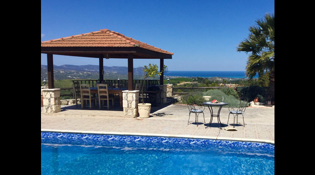 Glorious views from the villa and pool terrace