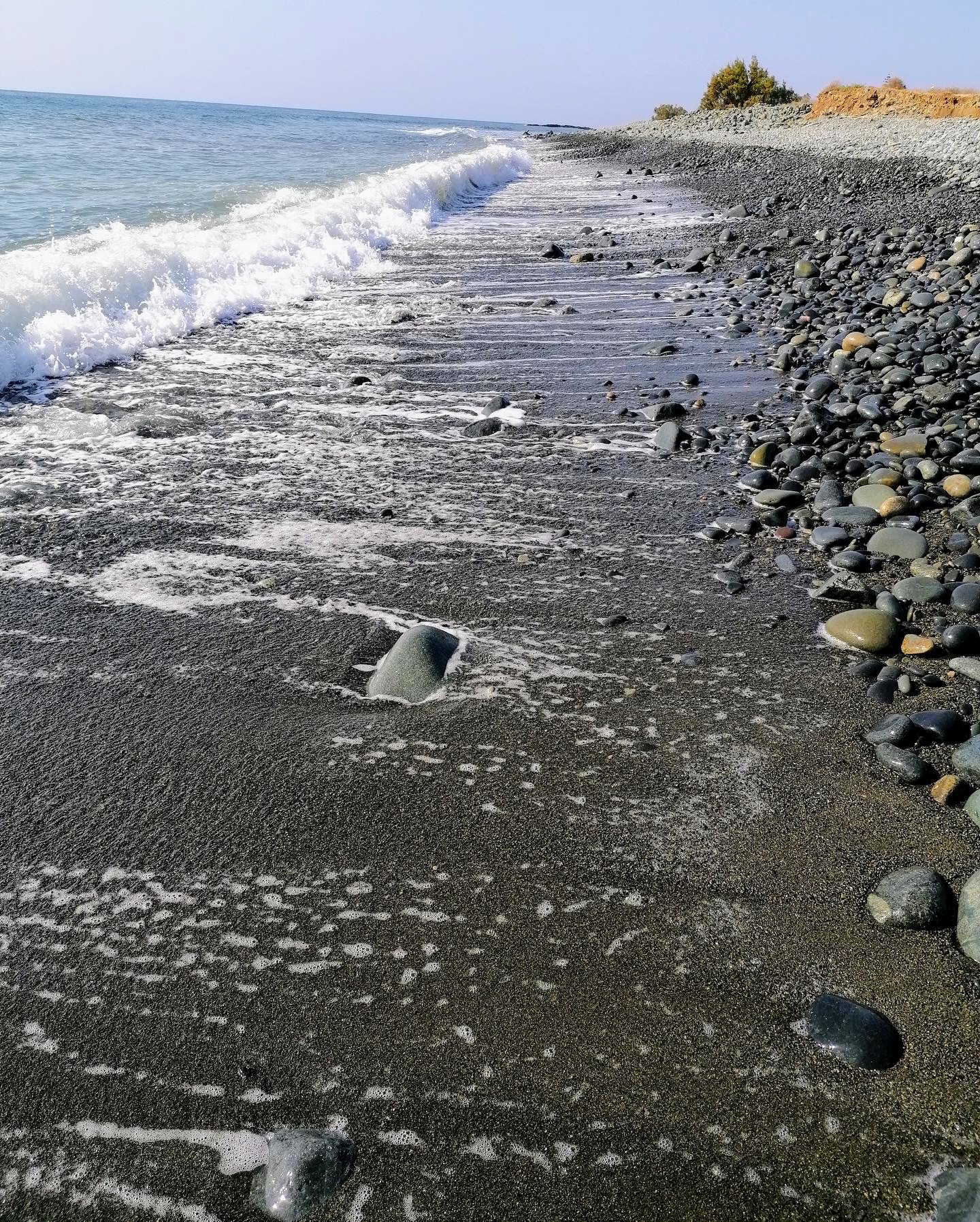 Paddling in front of Shambala 