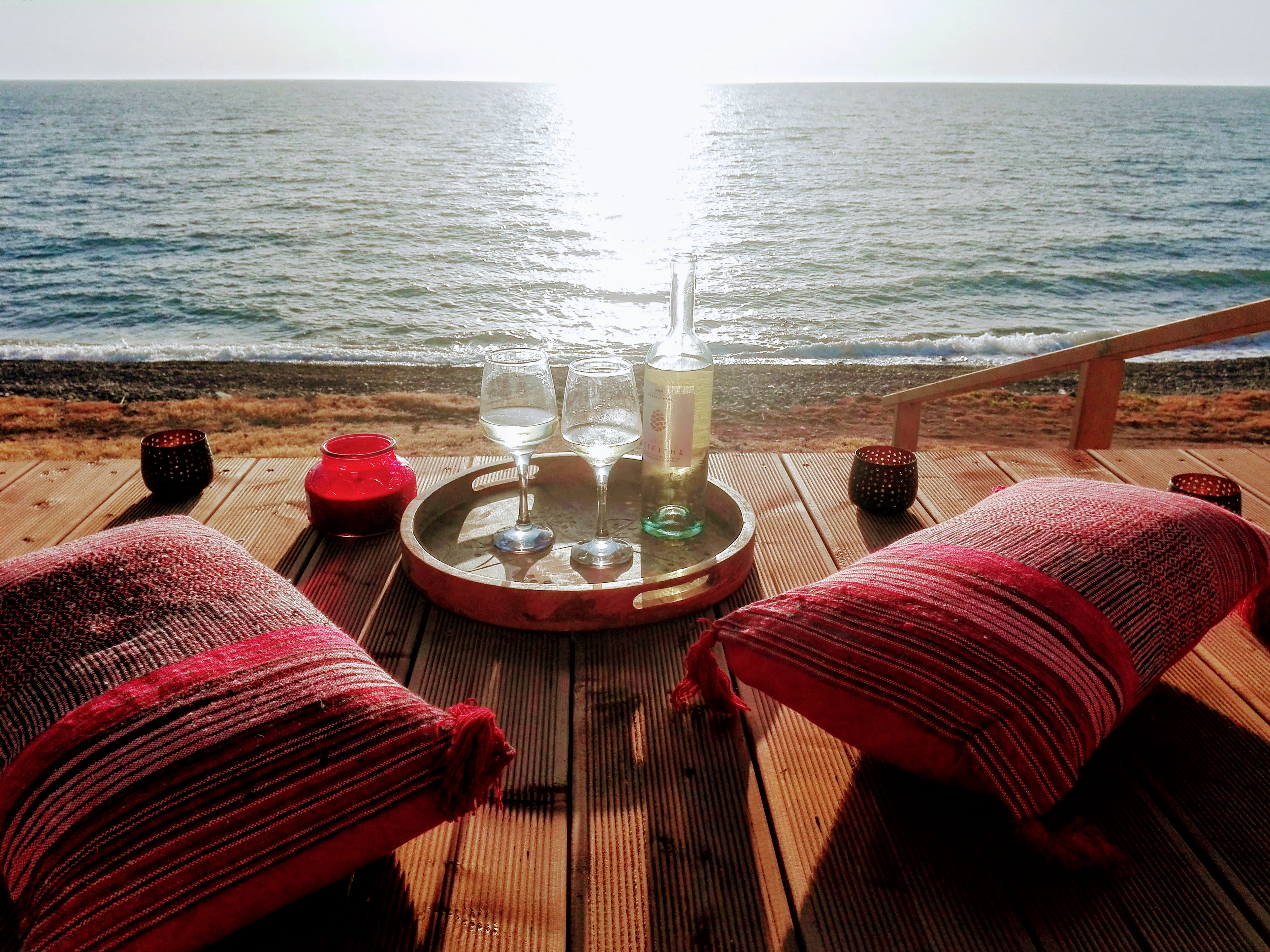 Sundowners on the deck