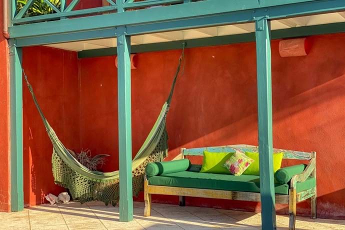 Another place to sit or try the hammock 