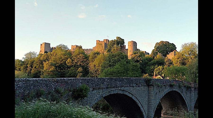 Ludlow Castle is close by
