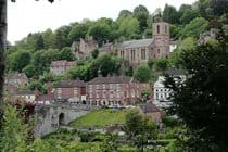 View over the river to Ironbridge