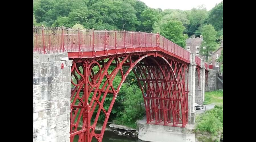 The famous Ironbridge, a Unesco World Heritage Site