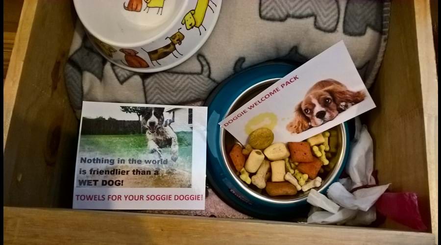 Doggie welcome pack