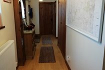 Hallway with a range of books, DVD