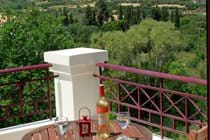 From the balcony there is a splendid view of Argostoli harbour where cruise ships dock.