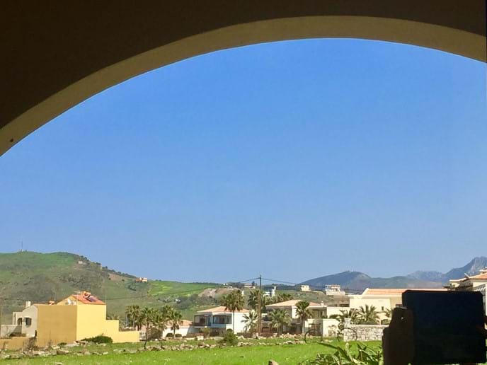 Views of Mountains & Village from Front Entrance