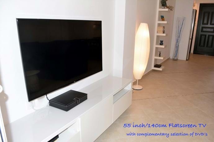 Huge 55" Flat-Screen TV 