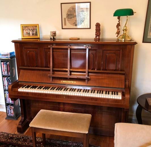 1924 Bechstein piano - tuned!