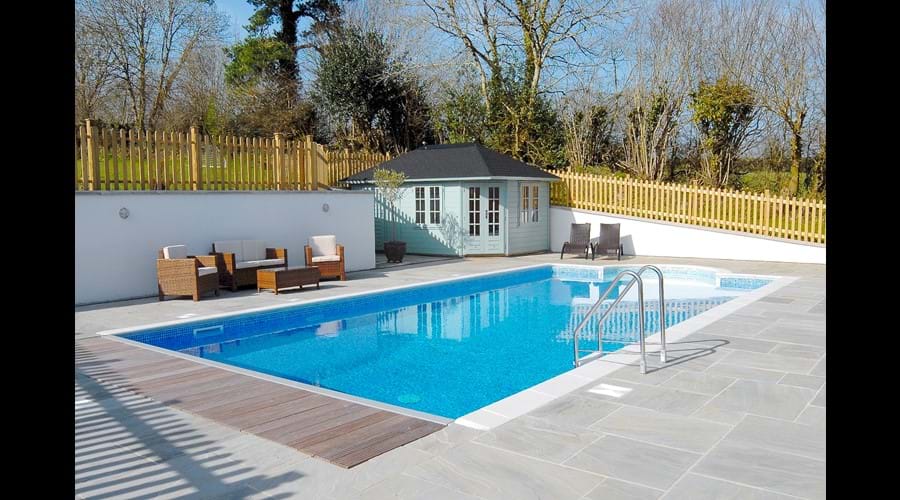 Our heated outdoor pool (available only April/May to October)