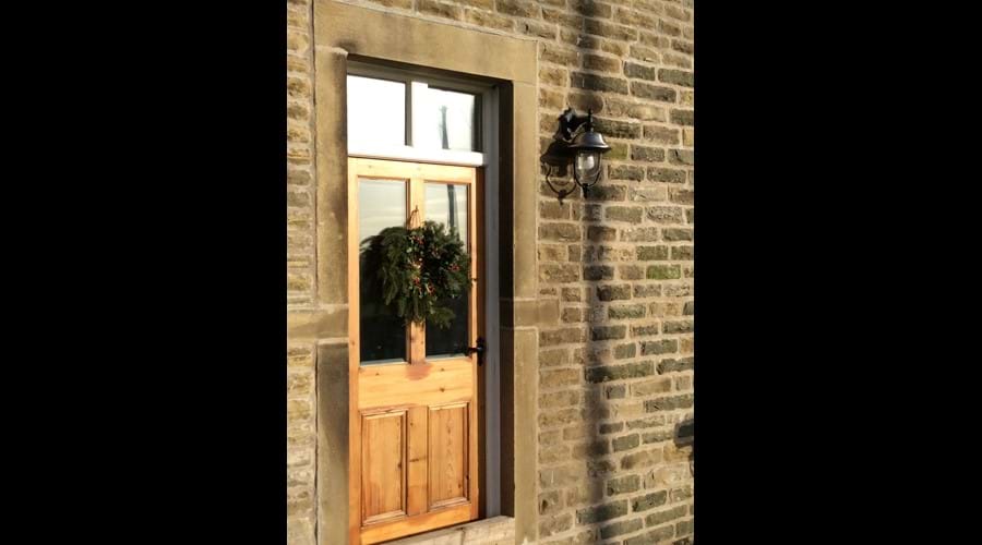 The front door which we never use in Yorkshire