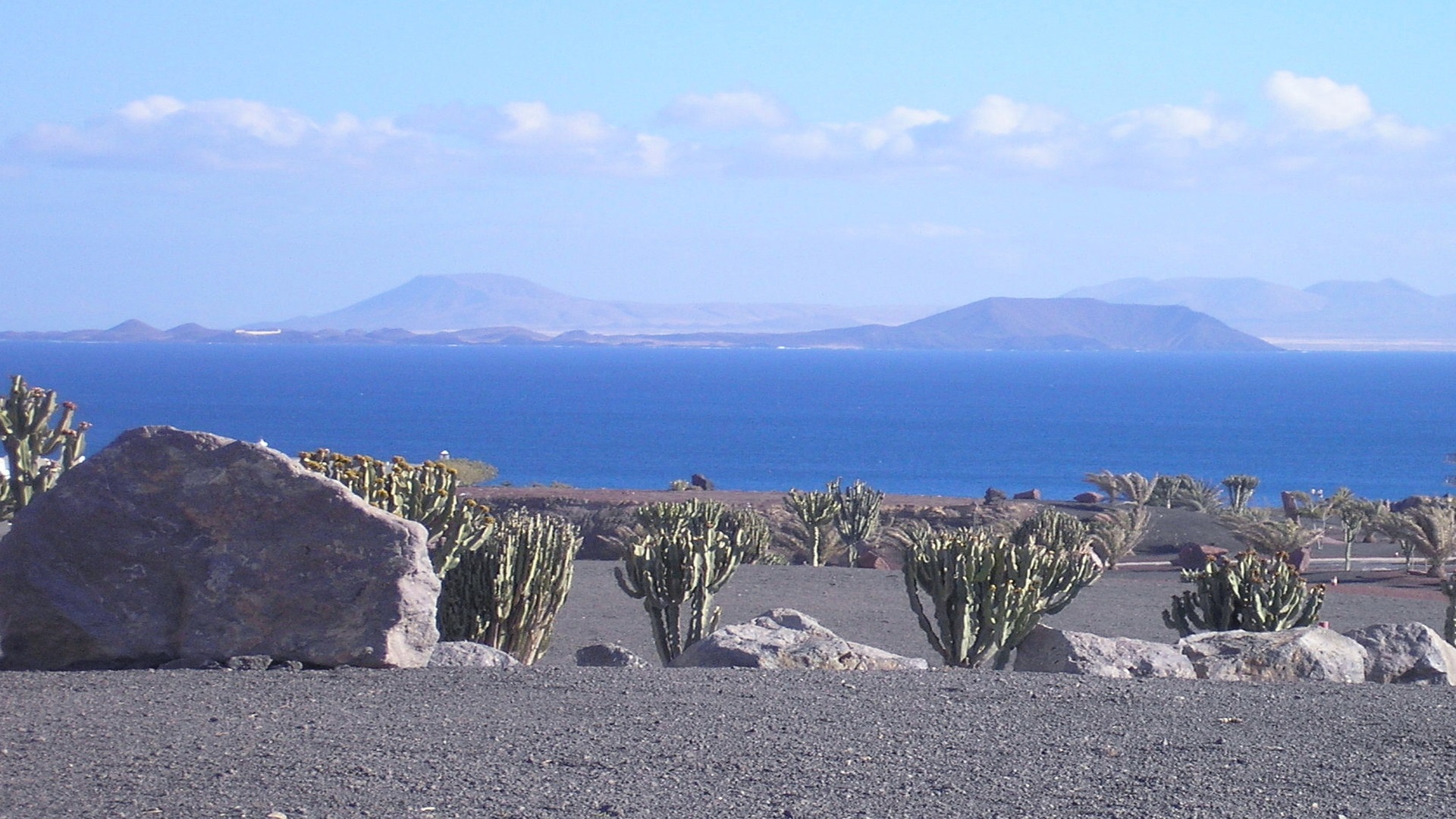 View of Fuerteventura from Las Coloradas